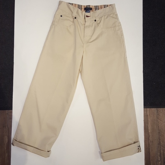 High Waisted Burberry Khakis 